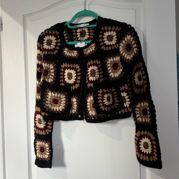 Zara Sweaters Zara Crochet Cardigan Poshmark